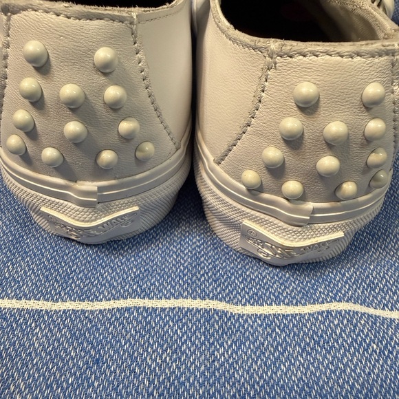 Never worn Vans LX Mary Jane’s leather sneakers pearlized white womens size 5 - Picture 3 of 6